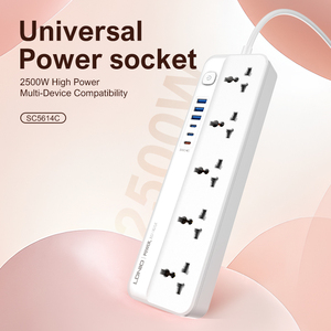 Ldnio SC5614C OEM & ODM <span class=keywords><strong>5</strong></span>-เต้าเสียบ2500W พร้อมสถานีชาร์จ PD 3USB-C + 3USB-A 20W - Product Image 1