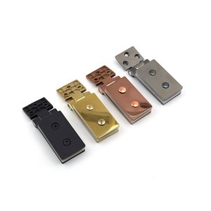 Soporte de sujeción fijo para vidrio, bisagra cuadrada de acero inoxidable 304 para puerta de ducha, conector de luz para espejo - Product Image 3