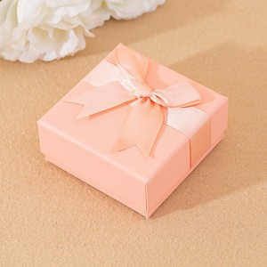 Cajas de Cartón para Joyería, Caja de Papel con Tapa, Mini Caja para Collar con Lazo - Product Image 5