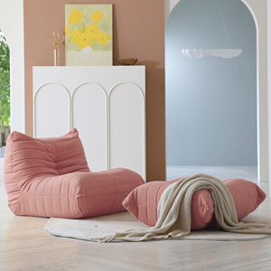 Sillón Individual Nórdico ATUNUS, <span class=keywords><strong>Cómodo</strong></span>, sin Patas, Tipo Sofá de Piso para Sala de Estar, Reclinable, Tatami Grande, Sofá Relajante - Product Image 4
