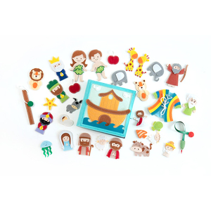 Libro delle Attività Montessori in Feltro per Bambini e Bambine, Storie Bibliche, Giocattoli Educativi Silenziosi OEM - Product Image 3
