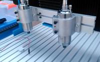 Machine CNC à double broche 6090 avec rail de guidage linéaire, machine de gravure et de fraisage, routeur CNC à deux broches LY CNC 6090L-1.5KW 3 axes