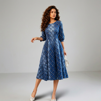 Robe plissée Miyake élégante à taille élastique et coupe évasée, livraison rapide, qualité supérieure