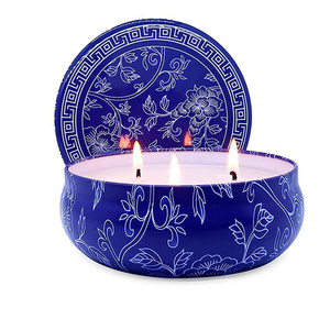 Luxury best quality matte jars candles with crystal luxury candles jars soy wax Scented Candle