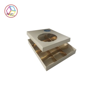 Boîtes cadeaux en carton pour chocolats, pliage en papier, séparateurs de grille personnalisés pour célébrations, commande en gros, finition mate, usage industriel, carton UV - Product Image 5