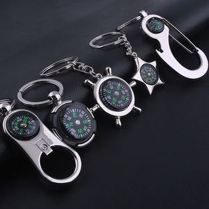 CY Creative Metal Helmsman Compass <b>Key</b> <b>Chain</b> Pendant <b>Car</b> Keychain Business Events Small Gifts DIY Laser Letters - Product Image 5