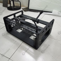 Kkmark 2 Pcs Dell P2419H 24'' 2U 3U 2ru 3 Ru Flight case pour moniteur et console MA OnPC Command Wing