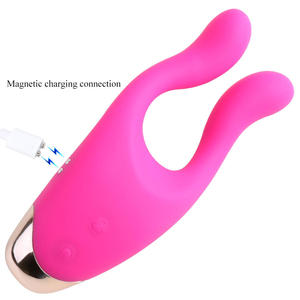 Mainan Seks 3 in 1 Gaya Baru Produk Dewasa Vibrator Penghisap Klitoris dan Puting untuk Wanita dan Pasangan - Product Image 3