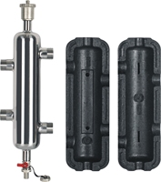 Unité de mélange avec contrôle de température pour systèmes de chauffage par le sol stratifiés à pression partielle et système d'équilibrage hydraulique