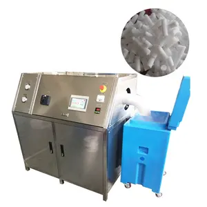 Dry Ice Pellets to Dry Ice Slices/dry ice block press/commercial dry ice making machine