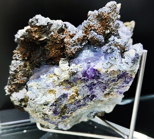Số lượng lớn tự nhiên fluorite khoáng sản Mẫu nguyên Fluorit với canxit khoáng sản xianghualing fluorite mẫu cho bộ sưu tập - Product Image 3