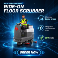 Nettoyeur de sols autoporté CleanHorse ARES700 pour le nettoyage commercial et professionnel des sols