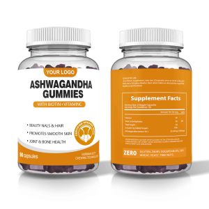 Herbal Supplement Organic Ashwagandha Oil Root Extract Gummy Ksm-66 Vegan Ashwagandha Gummies - Product Image 4