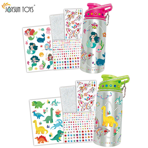 JOYSUN TOYS Botella de Agua con Gemas DIY de 500 ml, Juguetes Creativos Unisex con Certificación EN71, Función de Juego de Mesa para Niños de 5 a 7 Años - Product Image 2