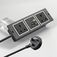 Prise de courant de bureau cachée à personnalisation professionnelle avec prise de courant encastrée Max PD65W Type C