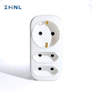 10A 16A 250V UE estándar europeo tres USB carga 3 pines eléctrico 3 salida interruptor protección de seguridad enchufe adaptador - Product Image 3