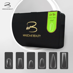 SCI 240 500 Uds Couverture Transparente Sans Courbe Stiletto Gel X Puntas - Product Image 2