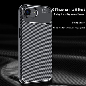 สำหรับ laudtec เคสโทรศัพท์คาร์บอนไฟเบอร์สำหรับ iPhone 16E สไตล์ธุรกิจเรียบง่ายน้ำหนักเบากันกระแทกป้องกันกรอบด้านหลัง - Product Image 4