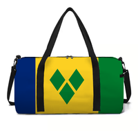 Sac de voyage à bandoulière avec drapeau des îles Turquie et Caïcos, sac de sport, sac de voyage pour le week-end, confortable et portable, best-seller