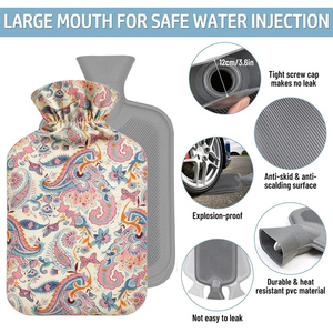 Bouillottes en caoutchouc personnalisées en gros pour l'hiver avec housse et couvertures – Vente directe usine - Product Image 3