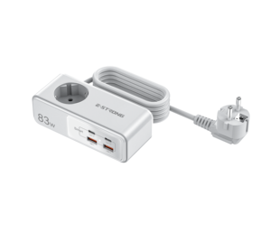 <b>Multifunctional</b> 65W 2C1A Portable Usb GaN <b>Charger</b> Power Socket 83W Fast Charging Power Strip for Laptop Desktop - Product Image 2