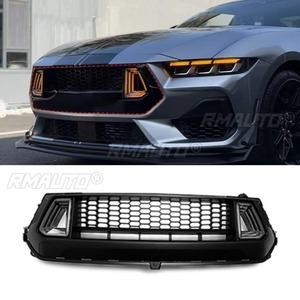 แผ่นกันชน LED สำหรับตกแต่งกระจังหน้ารถ, ตะแกรงกันชนหน้าสำหรับ Ford Mustang 2024 + ชิ้นส่วนภายนอก - Product Image 1