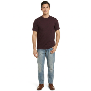 Camiseta de Alta Calidad para Hombre, 100% Algodón, Manga Corta, Cuello Redondo Ajustado, Antiarrugas - Product Image 1