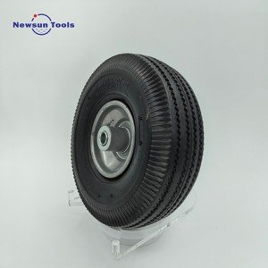 रेस्तरां होटलों के लिए भारी कार्ट के लिए 4.10/3.50-4 न्यूमेटिक टायर के साथ गेंद वाले व्हीलबैरो हैंड ट्रक व्हील के साथ - Product Image 5