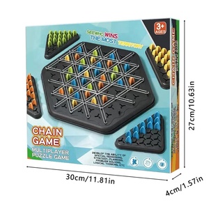 Samtoy gioco da tavolo produttore di scacchi geometrico gioco di scacchi a catena di <span class=keywords><strong>grandi</strong></span> dimensioni triangolo gioco di scacchi <span class=keywords><strong>per</strong></span> bambini e adulti giocatore - Product Image 5