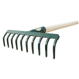 Cour <span class=keywords><strong>pelle</strong></span> râteau branche cisailles fleur élevage agriculture jardin râteau outils manche en bois acier jardinage râteau outils - Product Image 4