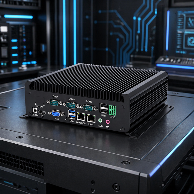 Fanless Industrial Mini Pc Intel Core I3 6006U 1215U I5 6200U 8257U 1235U I7 6500U Embed Portable Mini Pc for Comperture Desktop
