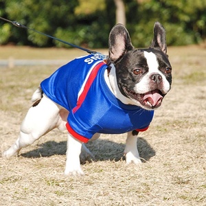 Pakaian Anjing Musim Panas Rompi Anjing Besar Seragam Sepak Bola Hewan Peliharaan Desain Kasual Akrilik Model Murah YD011 Stok Tersedia - Product Image 1
