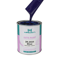 Haiwen 2K Blue Master Tinter Liquid Acrylic Automotive Spray Chrome Pigment Paint for Car Furniture Plastic Coating