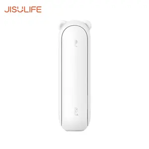 Jisulife cooler portátil 3 em 1, pequeno, elétrico, portátil, luz mini, bateria 2000mah, recarregável, ventilador