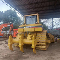 Bulldozer sur chenilles Caterpillar D8R d'occasion d'origine japonaise, moteur 3406, pompe, décompacteur, pour travaux de construction et nivellement de terrain, 2023, 9,2 m de débroussaillage