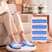 Masseur de pieds EMS OEM, stimulateur de pieds TENS, alimenté par batterie, 9 modes, 20 intensités, fabricant d'appareils médicaux en marque privée