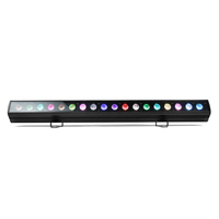 Barre LED DMX512 18*10W RGBW à contrôle de pixels, lumière du jour 6000K, 270W, Zoom, Projecteur mural de scène, Powercon, IP20, Aluminium+Plastique