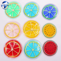 Vente en gros World-bio 10x10cm Mini Compresse de Gel Chaud/Froid Circulaire Personnalisée Réutilisable pour les Yeux et le Soulagement du Stress Utilisation Polyvalente