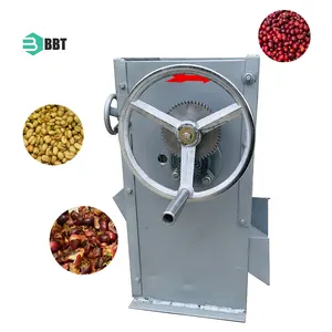 Small Manual Coffee Shelling Machine 30-100Kg Output Cacao Sheller For Coffee Machine Fresh Coffee Bean Peeling