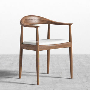 Sillas de madera maciza Kennedy President de alta calidad baratas, asiento de tejido de cuerda moderno de <span class=keywords><strong>estilo</strong></span> nórdico, sillas de comedor de madera con reposabrazos - Product Image 4