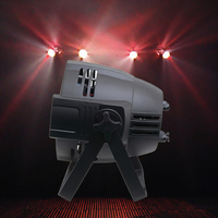 Projecteurs de scène LED COB haute puissance 200W avec porte-filtre - Blanc chaud DMX512 en aluminium pour utilisation en entrepôt