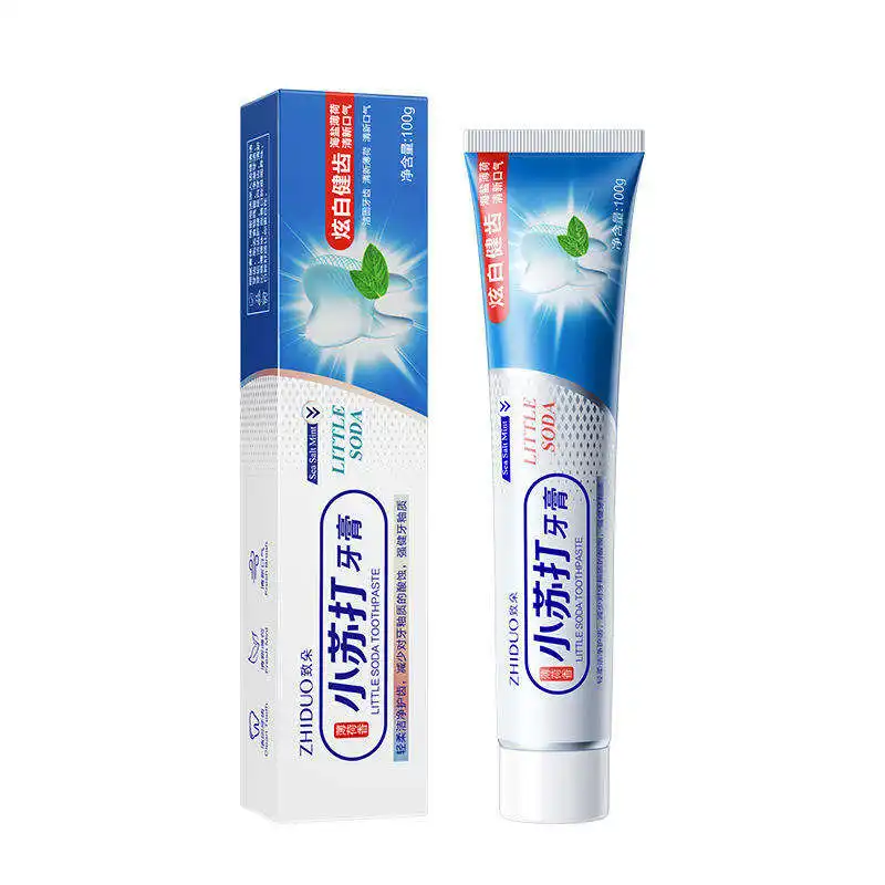 ZHIDUO en iyi satış OEM özel etiket diş macunu organik nane kabartma tozu diş beyazlatma diş macunu