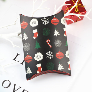 Custom Stock <strong>Christmas</strong> Gift Candy Packaging Pillow <strong>Box</strong> Made from Recycled Materials Elegant Folders Type Folder <strong>Box</strong> - Product Image 3