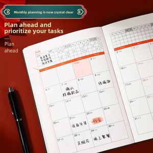 Factory Price in Stock 2026 Leather Business Office <b>Notebook</b> 365 Days <b>Diary</b> with Pen Slot Wholesale - Product Image 2