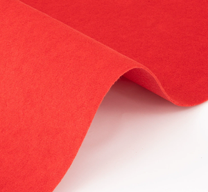 Alfombra <span class=keywords><strong>de</strong></span> exposición lisa <span class=keywords><strong>de</strong></span> terciopelo no tejido carmesí profundo con acabado satinado Premium para grandes bodas catedrales lugares poliéster - Product Image 3
