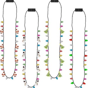 Perles lumineuses miniatures en plastique, décorations de Noël avec Père Noël et collier lumineux <span class=keywords><strong>LED</strong></span> pour les fêtes de Noël et du Nouvel An - Product Image 5