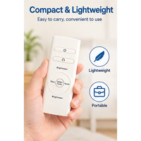Nouvelle télécommande intelligente 7 touches IR RF 2.4G pour climatiseur et ventilateur, avec batterie CR2025 antichoc, apprentissage et code roulant