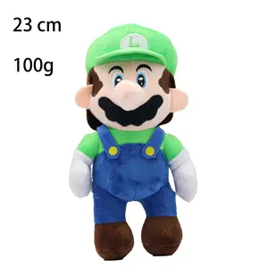 8 Inches Most Popular Best Selling Game Character Dolls Anime Cartoon Mushroom Luigi Mario Plush Toys For Kids