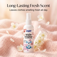 Spray détachant pour vêtements, liquide de nettoyage pour l'élimination des taches d'huile, nettoyant textile pour la lessive domestique