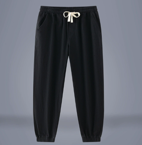 Nuovi Arrivi 2026: <span class=keywords><strong>Pantaloni</strong></span> da <span class=keywords><strong>Uomo</strong></span> in Cotone e <span class=keywords><strong>Lino</strong></span>, Taglie Grandi, Casual, Lunghezza alla Caviglia - Product Image 4